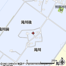 福島県喜多方市岩月町宮津滝川後周辺の地図
