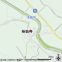 福島県福島市松川町水原（極楽内）周辺の地図