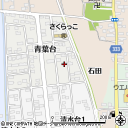 福島県喜多方市青葉台88周辺の地図