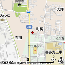 福島県喜多方市松山町村松常盤町2665周辺の地図