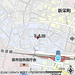 新潟県燕市下太田周辺の地図
