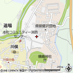 福島県川俣町（伊達郡）西戸ノ内周辺の地図