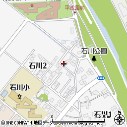 新潟県加茂市石川周辺の地図