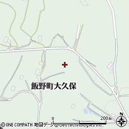 福島県福島市飯野町大久保躑躅山周辺の地図