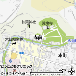 福島県伊達郡川俣町寺前周辺の地図