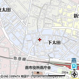 新潟県燕市東太田3492-23周辺の地図