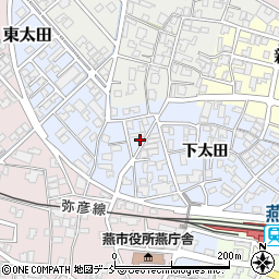 新潟県燕市東太田3492周辺の地図