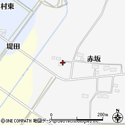 福島県喜多方市関柴町関柴（西城）周辺の地図