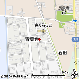 福島県喜多方市青葉台63周辺の地図
