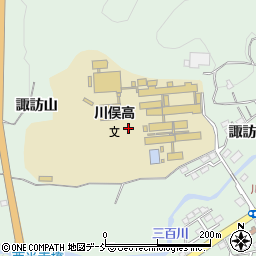 福島県川俣町（伊達郡）飯坂（諏訪山）周辺の地図
