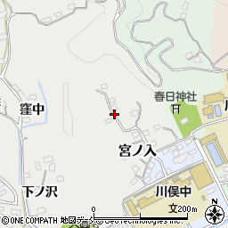 福島県伊達郡川俣町宮ノ入周辺の地図