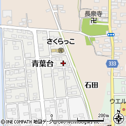 福島県喜多方市青葉台58周辺の地図