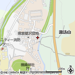 福島県伊達郡川俣町壁沢周辺の地図