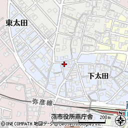 新潟県燕市東太田3492-13周辺の地図