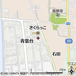 福島県喜多方市青葉台55周辺の地図