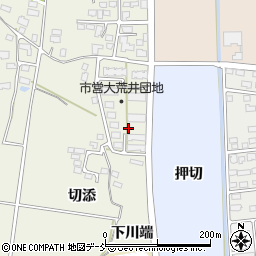 福島県喜多方市松山町大飯坂（下川端）周辺の地図
