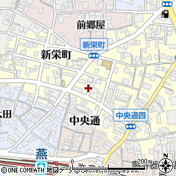 新潟県燕市新栄町周辺の地図