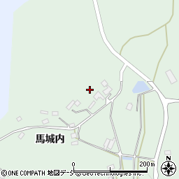 福島県福島市飯野町大久保椚山周辺の地図