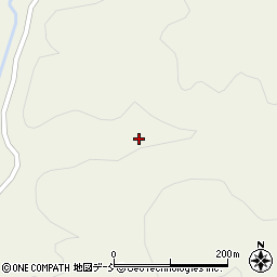 福島県耶麻郡西会津町奥川大字大綱木蛇沢周辺の地図