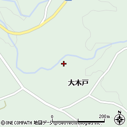 福島県伊達郡川俣町飯坂檀桜周辺の地図