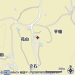 福島県福島市松川町金沢（平畑）周辺の地図