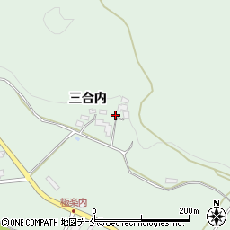 福島県福島市松川町水原（三合内）周辺の地図