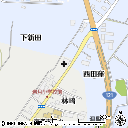 福島県喜多方市岩月町喜多方林崎626周辺の地図