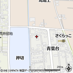 福島県喜多方市青葉台140周辺の地図