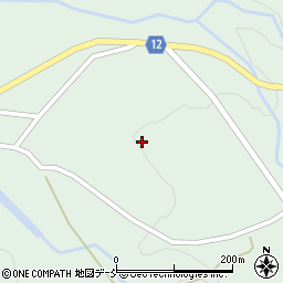 福島県川俣町（伊達郡）飯坂（大蘭場）周辺の地図