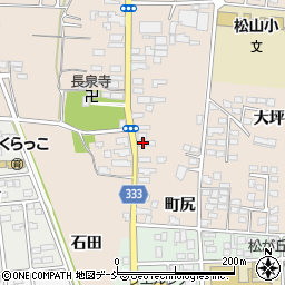 福島県喜多方市松山町村松常盤町2672周辺の地図