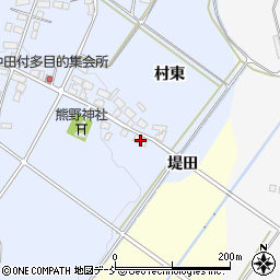 福島県喜多方市岩月町宮津中田付2824周辺の地図