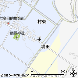 福島県喜多方市岩月町宮津中田付2825-1周辺の地図