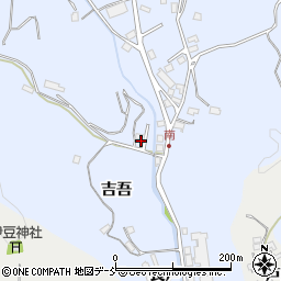 福島県川俣町（伊達郡）小神（吉吾）周辺の地図