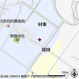 福島県喜多方市岩月町宮津中田付2825周辺の地図