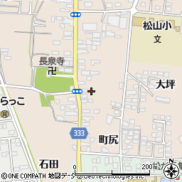福島県喜多方市松山町村松常盤町2674周辺の地図