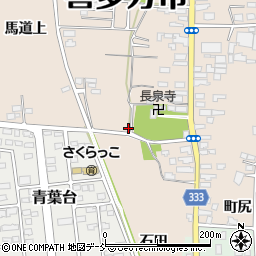 福島県喜多方市松山町村松常盤町3040周辺の地図