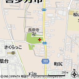 福島県喜多方市松山町村松常盤町2753周辺の地図