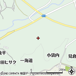 福島県福島市立子山一海道周辺の地図