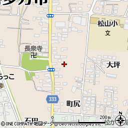 福島県喜多方市松山町村松常盤町2635周辺の地図