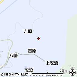 福島県福島市飯野町青木（吉原）周辺の地図