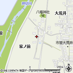 福島県喜多方市松山町大飯坂家ノ前2295周辺の地図