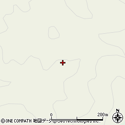 福島県耶麻郡西会津町奥川大字大綱木川東山周辺の地図