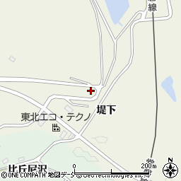 福島県南相馬市鹿島区川子堤下周辺の地図