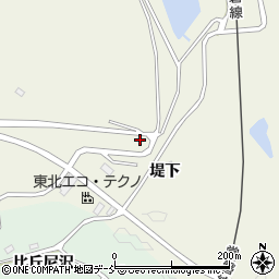 福島県南相馬市鹿島区川子（堤下）周辺の地図