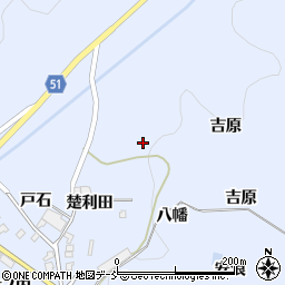 福島県福島市飯野町青木八幡周辺の地図