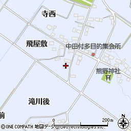 福島県喜多方市岩月町宮津中田付2057-1周辺の地図