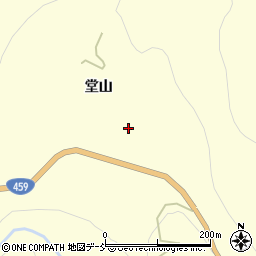 福島県喜多方市山都町蓬莱堂山周辺の地図