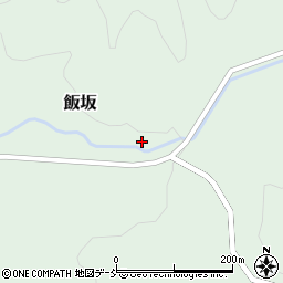 福島県川俣町（伊達郡）飯坂（空窪）周辺の地図