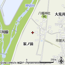 福島県喜多方市松山町大飯坂家ノ前2297周辺の地図
