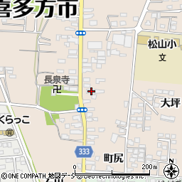 福島県喜多方市松山町村松常盤町2678周辺の地図